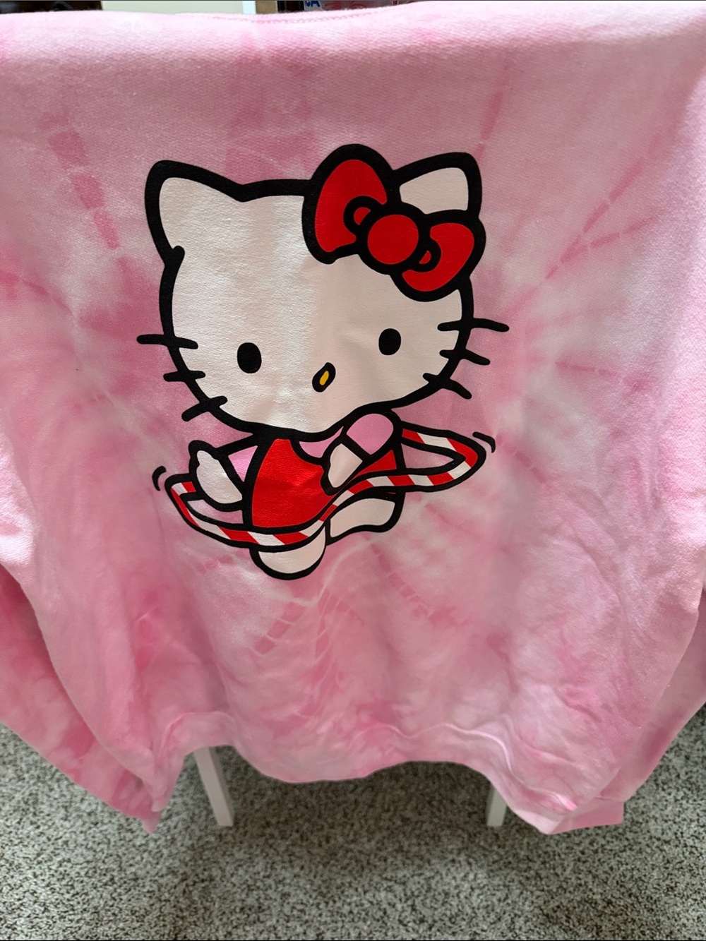 Hello Kitty Pink and Red Graphic sweatshirt